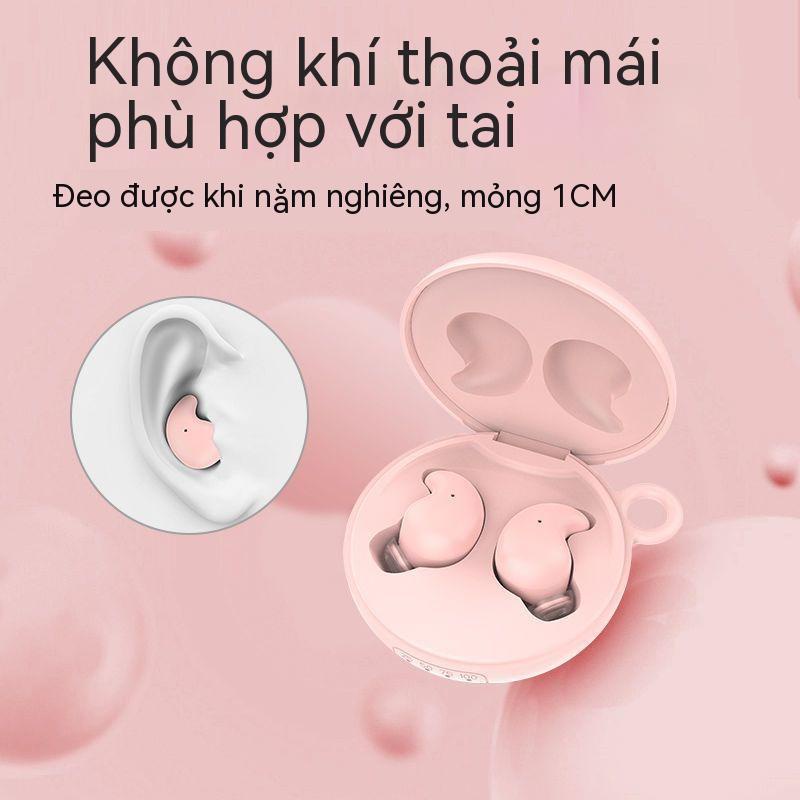 Tai Nghe Bluetooth Vô Hình Siêu Mỏng Hai Tai Mini Siêu Nhỏ Siêu Dài Dùng Cho Apple Android