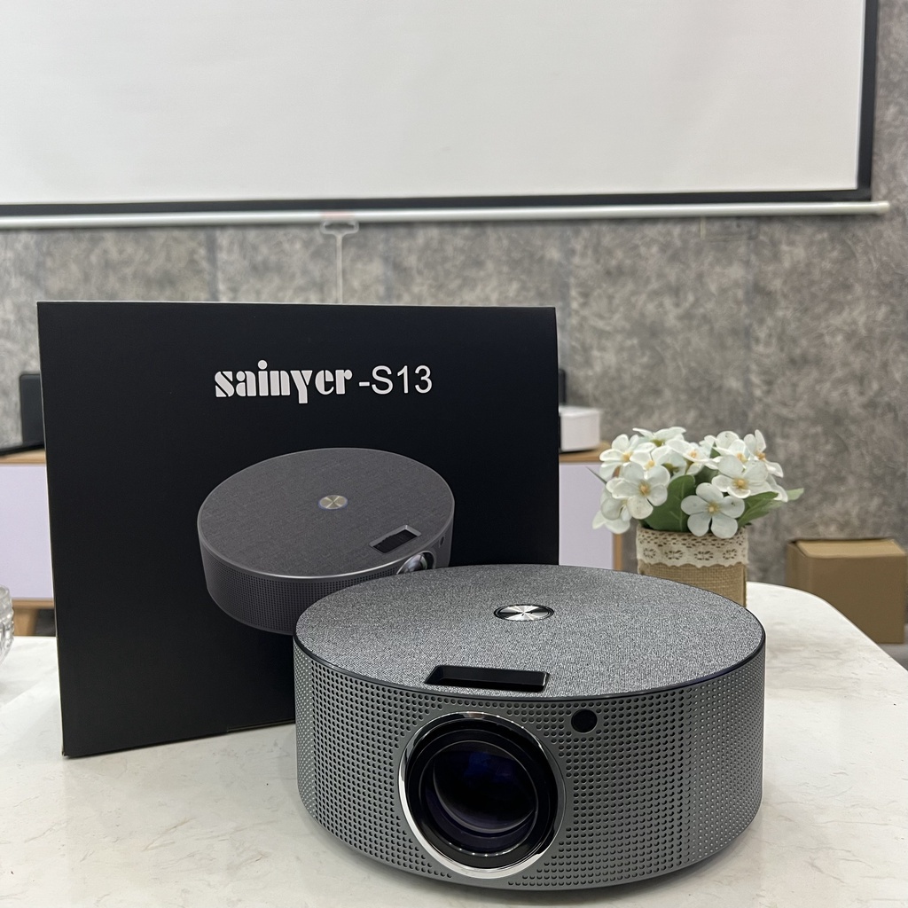 Máy Chiếu Mini TIMOO SAINYEN- S13 Độ Phân Giải HD 720p Tích Hợp Android 9.0