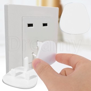 Pear-shaped english 3-hole plug protection sleeve / power outlet safety cover / baby electric shock protection socket / flame retardant socket protection cover