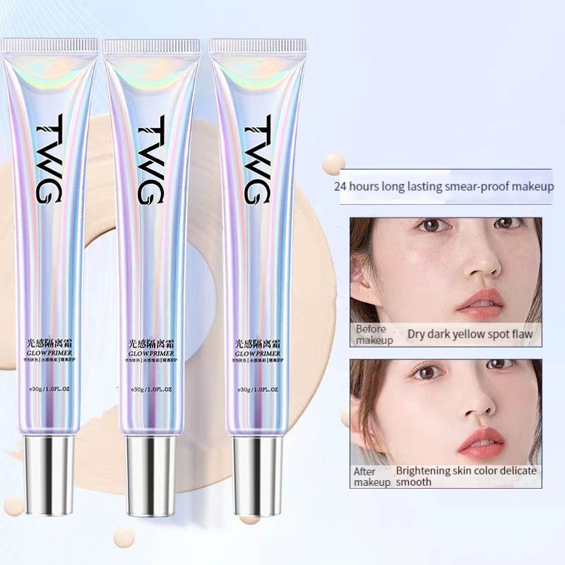 Kem lót TWG dưỡng ẩm làm sáng da lâu trôi trang điểm kiềm dầu nâng tông che lỗ chân lông làm mịn da 30g Trang điểm 24 giờ