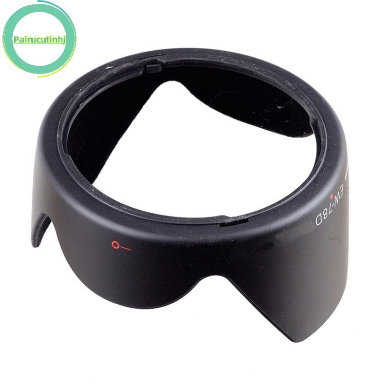Ống kính máy ảnh pairhj ew-78d ew78d 72mm hood cho máy ảnh ống kính canon ef-s 18-200mm f / 3.5-5.6 is, ef 28-200mm f / 3.5-5.6 usm vn