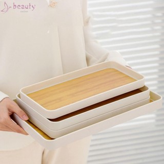 BEAUTYVE~High Quality Plastic Breakfast Serving Tray for Indoor and Outdoor Dining