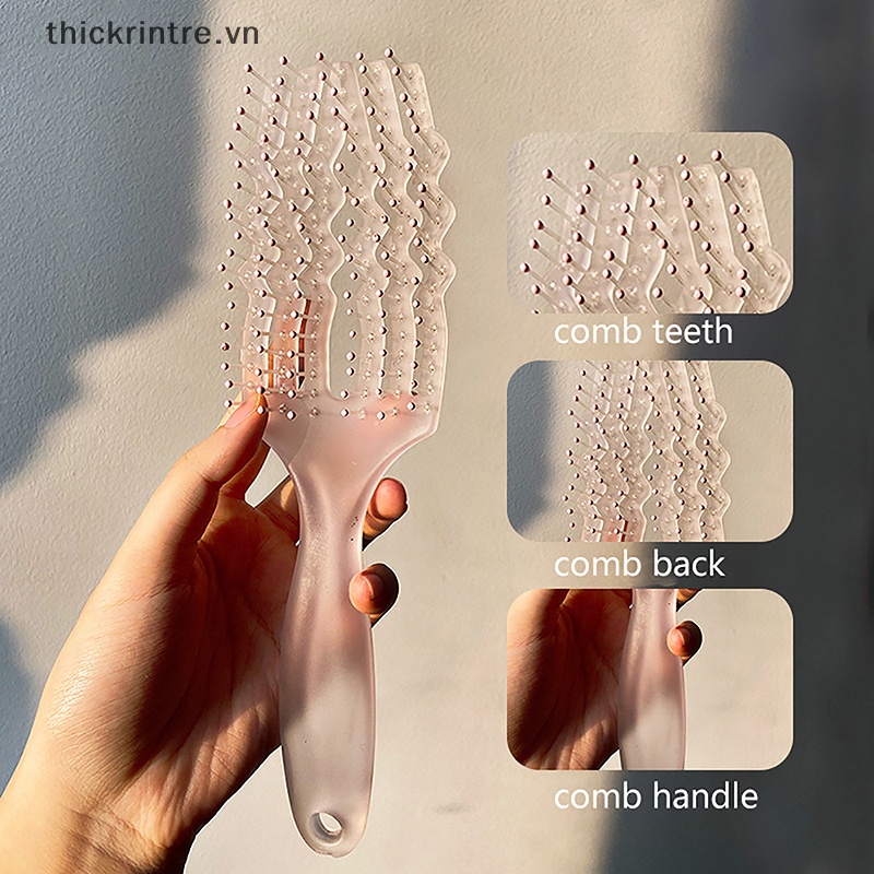 Thi thư giãn lược massage six-claw lược chải tóc rỗng di động bàn chải massage da đầu salon dụng cụ tạo kiểu tóc lược sườn rỗng bàn chải tóc vn