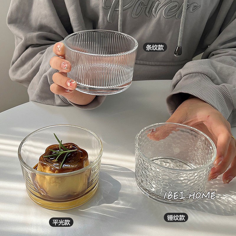 Tô Thủy Tinh Mini Trong Suốt Đựng Bánh Pudding / Kem / Sữa Chua / Trái Cây Đa Năng Tiện Dụng