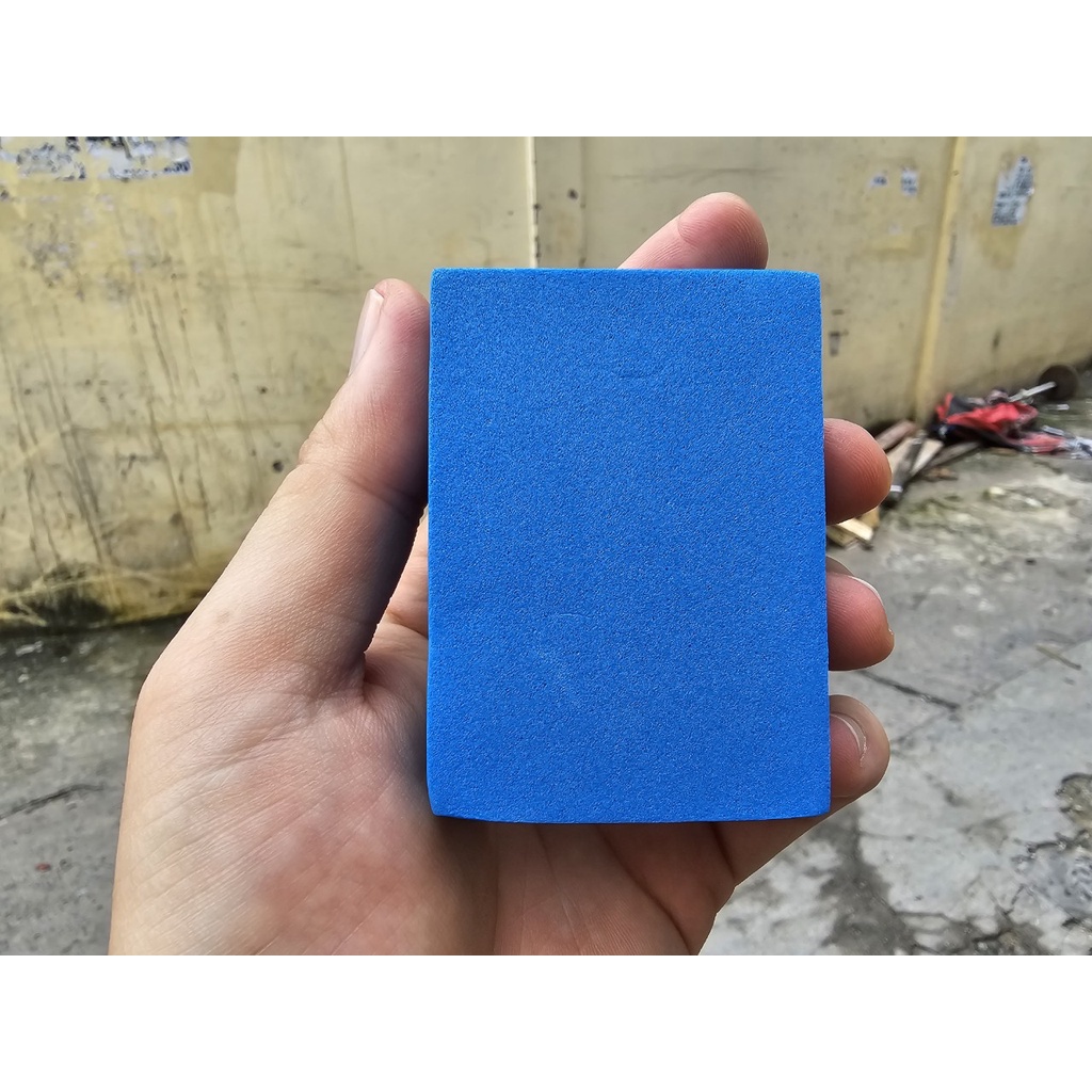 Mút Phủ Ceramic,Mút Đánh Bóng,Mút Thoa Hóa Chất 2 Mặt Xanh Đen
