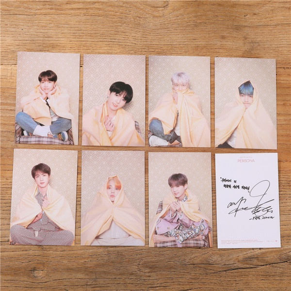 Lin bts map of the soul persona mini photocards lomo card postcard rm suga j-hope jimin jung kook jin v