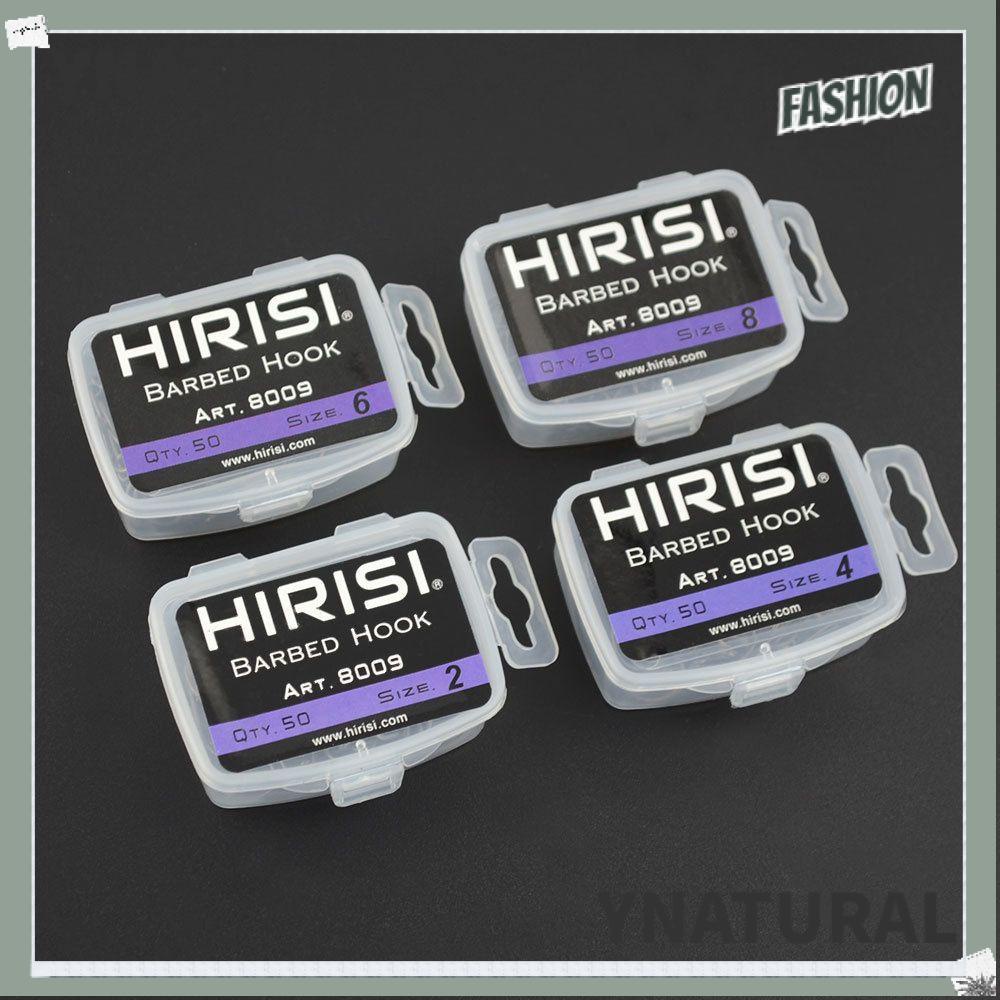 Bộ 50 Móc Câu Cá Sắc Bén Bằng Carbon
