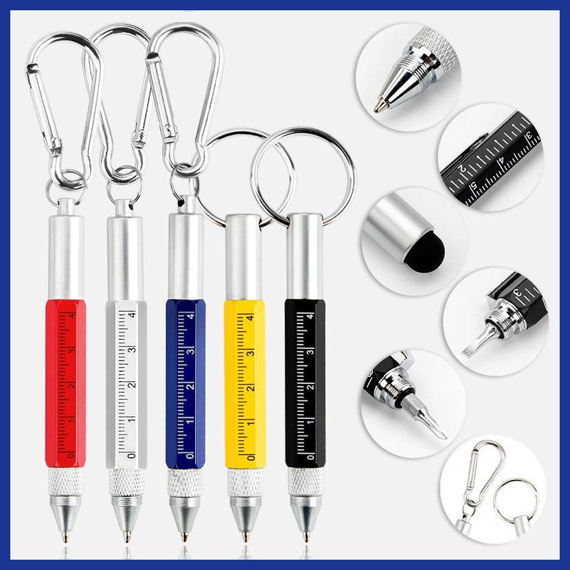 Multi-function screwdriver tool pen aluminium alloy screwdriver 6-in-1 precision screwdriver set bút tiện lợi aiavn
