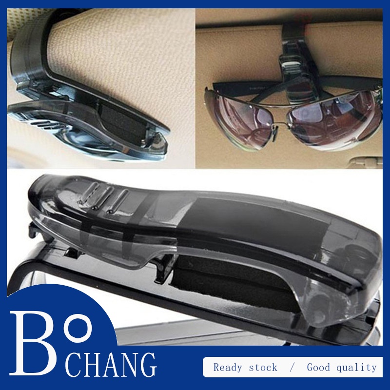 Bochang 1 piece kẹp kính ô tô đa chức năng giá đỡ kính râm xe ô tô in-car eye box kẹp lưu trữ tấm che nắng ô tô sáng tạo