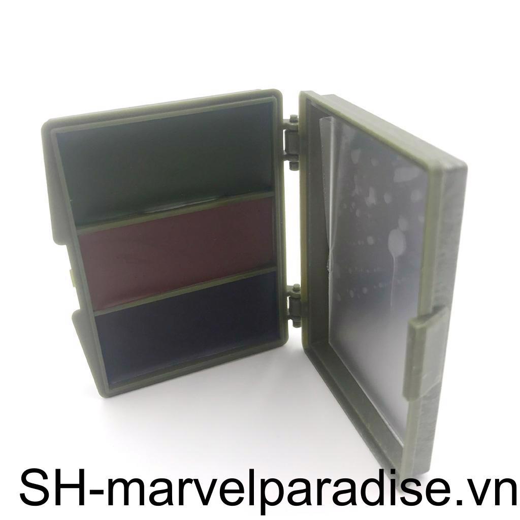 Ngụy trang mặt sơn w / gương cho trang điểm săn bắn hoạt động nghệ thuật hộp vuông