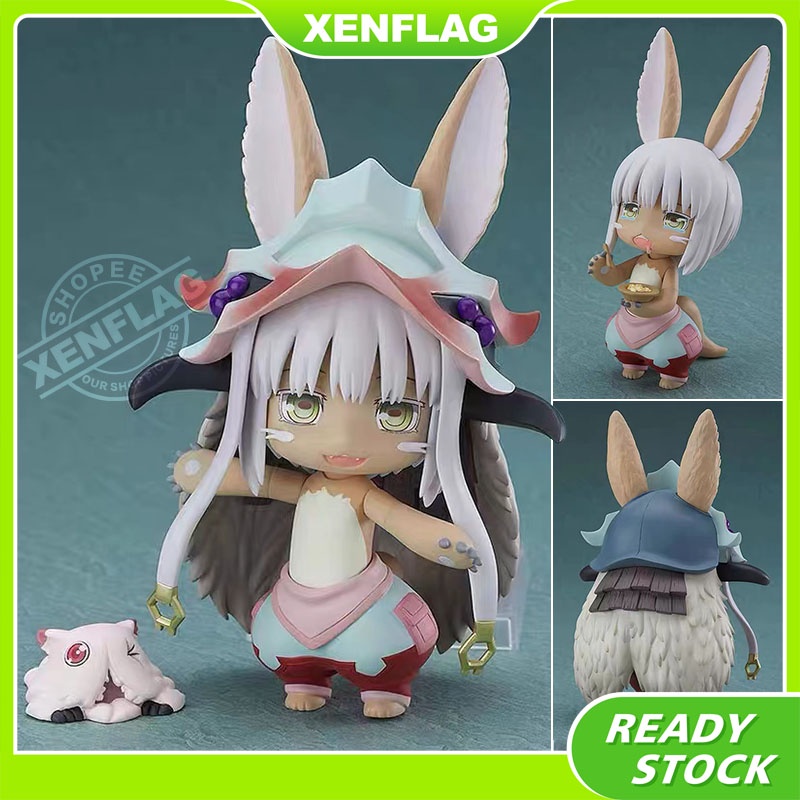 Nendoroid made in abyss 939 nanachi 1889 prushka 1959 faputa hình pvc bộ sưu tập mô hình quà tặng đồ chơi