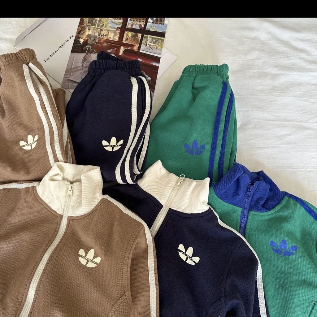 Set Đồ Thể Thao Hai Món Phong Cách Mới Mùa Xuân Thu Cho Bé Trai