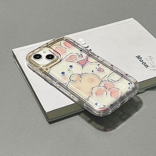 Ốp lưng điện thoại anti-drop dành cho iphone11 12 13 14 pro max iphonex xr xs max se iphone 7 plus 8 plus full screen ốp lưng trong suốt dễ thương
