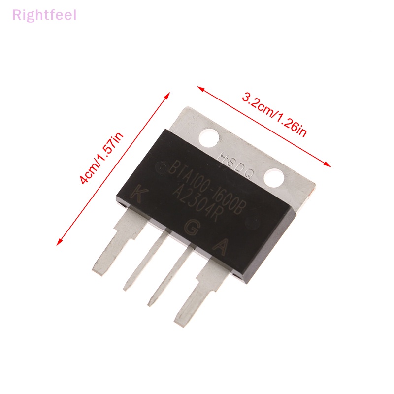Rightfeel 1pc bta100 800b 1200b 1600b 100a 800v 1200v 1600v bta100-800b bta100-1200b bta100-1600b scr công suất cao mới