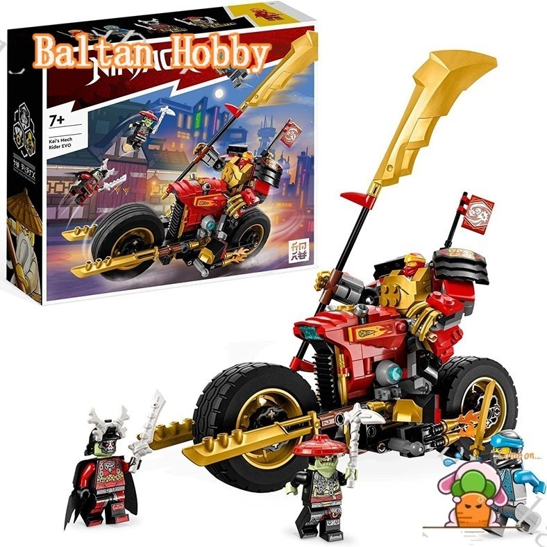 Đồ chơi baltan bh1 tương thích với ninjago 71783 kai's mech rider building blocks toy en5