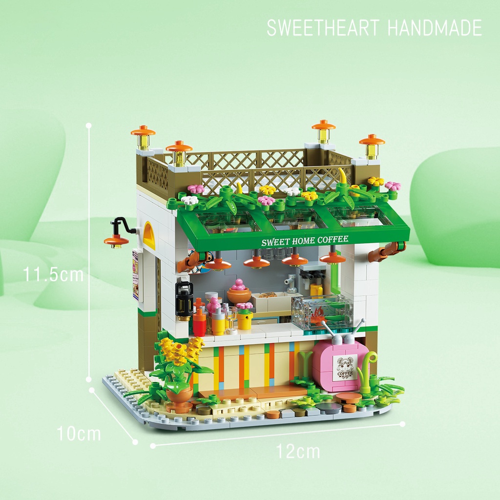 Bộ Đồ Chơi lego nhà Lắp Ráp Mô Hình Thành Phố Quà tặng giáo dục cho trẻ em giúp phát triển