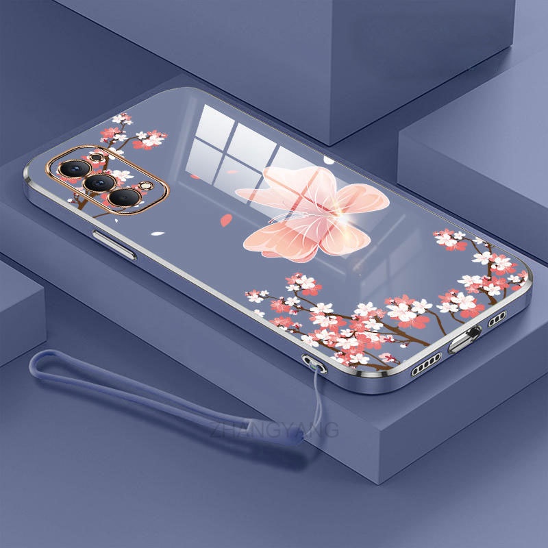 Ốp ĐiệN ThoạI HìNh Hoa Cho oppo reno 4 reno 5 reno 4 Pro reno 5 Pro