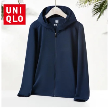 Áo Khoác Thể Thao Unisex Tay Dài Có Nón Chống Nắng uv Bảo Vệ An Toàn Chất Lượng Cao uniqlo Cho Trẻ Em