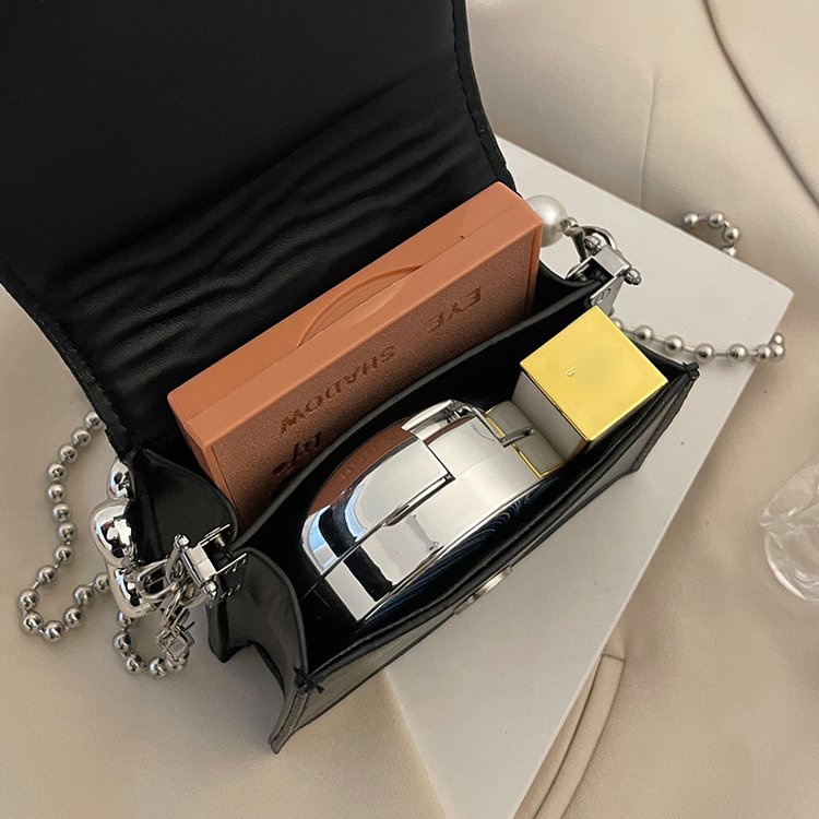 Túi Đeo Chéo mini Hình Vuông Đính Ngọc Trai Thời Trang Dành Cho Nữ