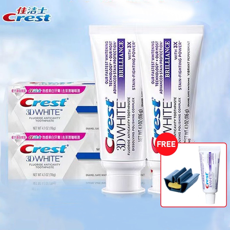 ORAL-B Kem Đánh Răng Crest Trắng 3D Làm Trắng Vệ Sinh Răng Miệng