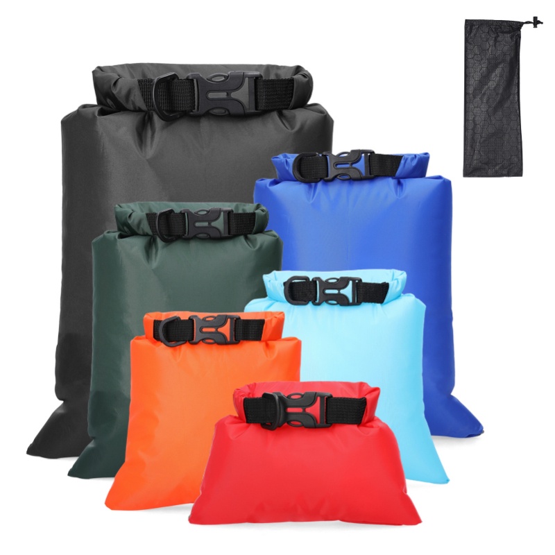 Set 6 Túi Khô Chống Thấm Nước Đựng Vật Dụng Tiện Lợi Cho Hoạt Động Ngoài Trời