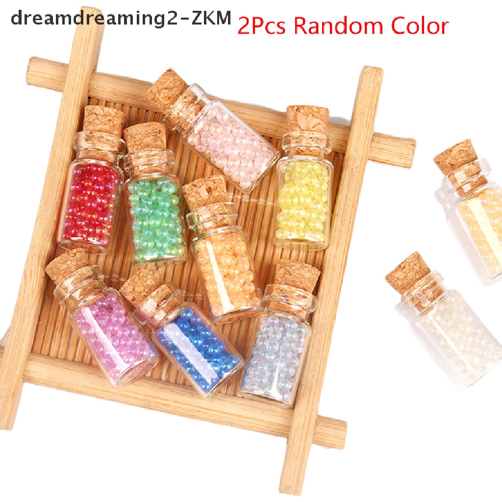 Bộ 2 Lọ Điều Ước Mini Dạ Quang Dùng Trang Trí Nhà Búp Bê DIY