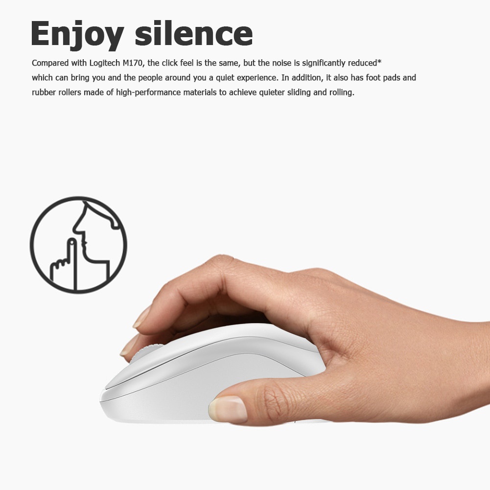 Chuột Không Dây Logitech M221 1000DPI 2.4GHz Giao Hàng 24h