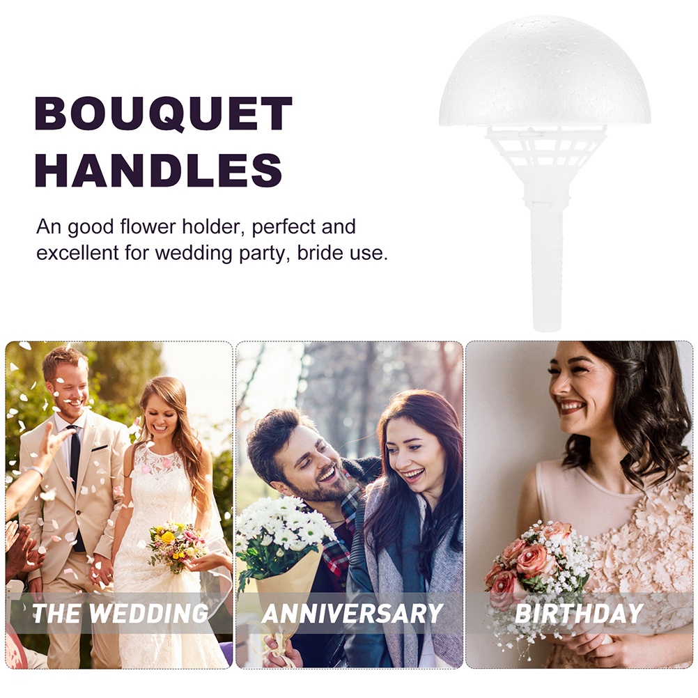 Set 3 Giá Đỡ Bó Hoa Cô Dâu Bằng Xốp DIY