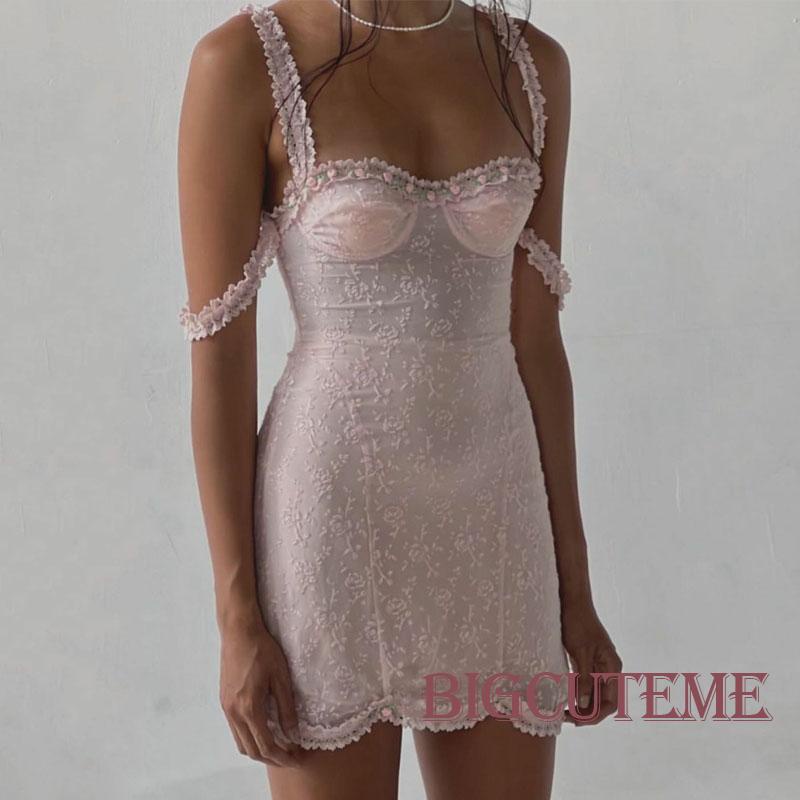 Đầm Hai Dây Họa Tiết Hoa Thời Trang Mùa Hè Cho Nữ