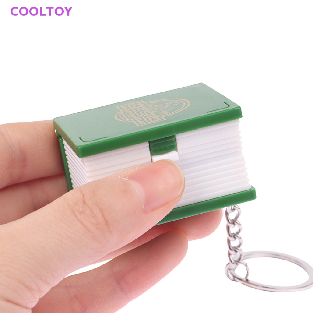 Móc Khóa Hình Quyển Sách 3D Có Thể Gập Lại