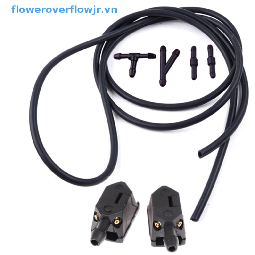 Set 7 Vòi Phun Nước Rửa Kính Chắn Gió Phía Trước Dài 2m Kèm Đầu Nối HOT