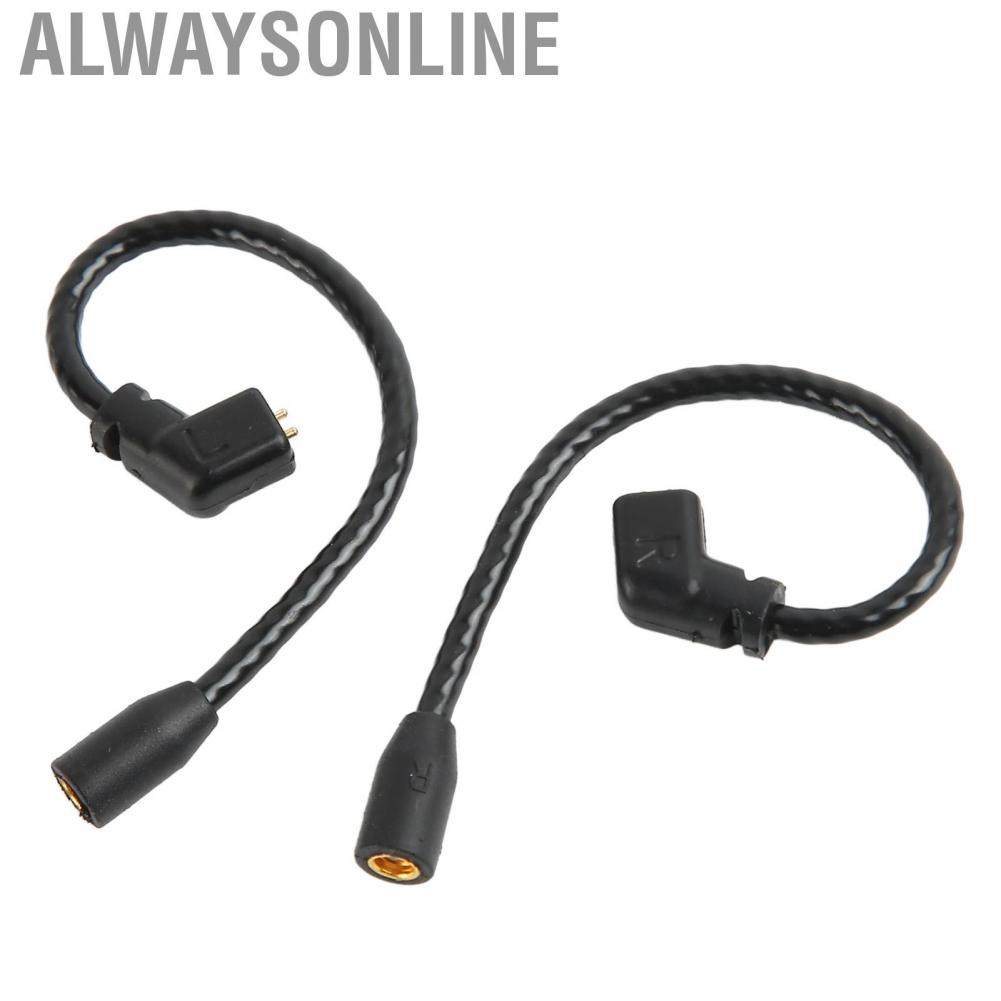 Alwaysonline The MMCX To 2-pin 0.78mm Adapter Cable Is Compatible With QDC  AS12 AS16 ZSX