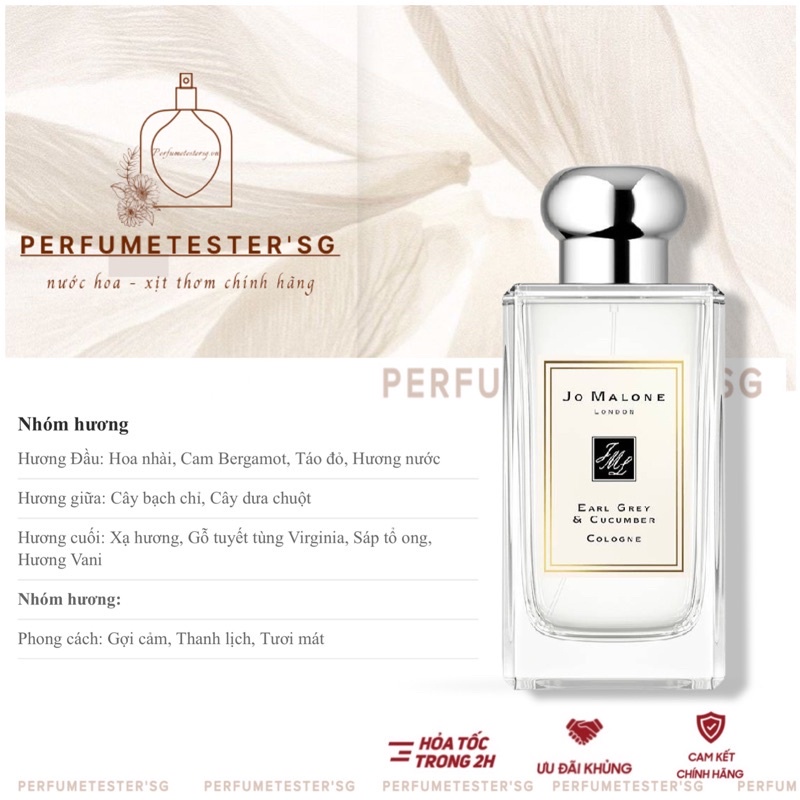Nước hoa  Jo Malone Earl Gray & Cucumber