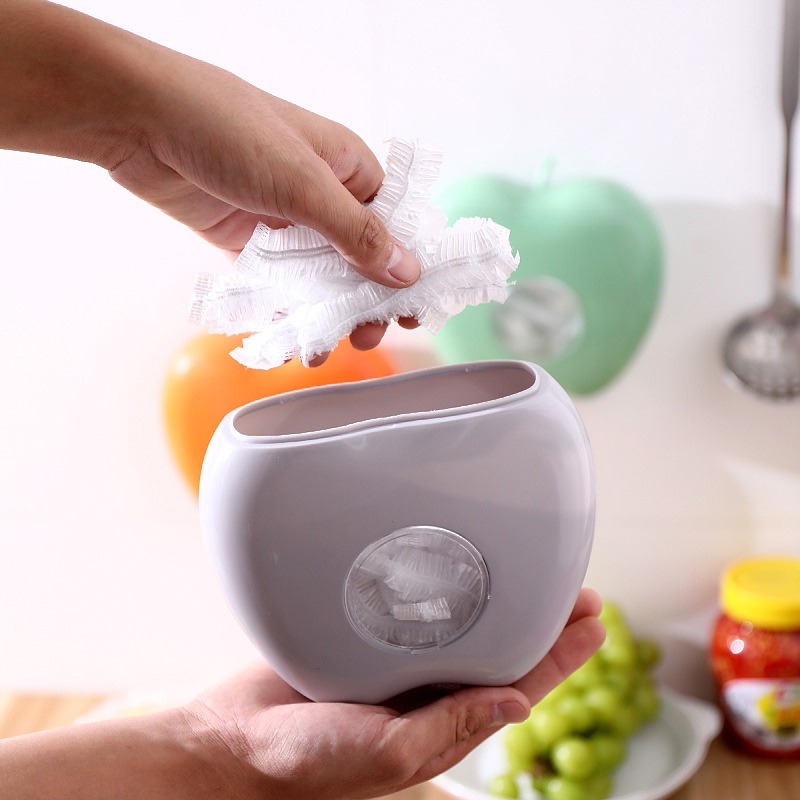 Hộp Đựng Màng Bọc Thực Phẩm Treo Tường Không Cần Khoan Sức Chứa Lớn Tiện Dụng Cho Nhà Bếp