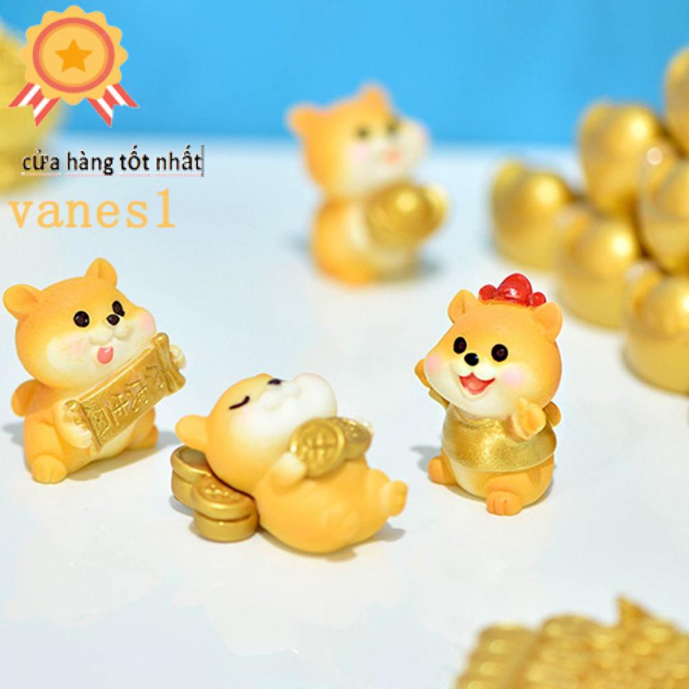 1 Đồ trang trí Chú Chó Hoạt Hình Mini Bằng Nhựa Resin Dễ Thương Dùng Trang Trí Tiểu Cảnh|Phụ Kiện Bóng Để Bàn Trang Trí