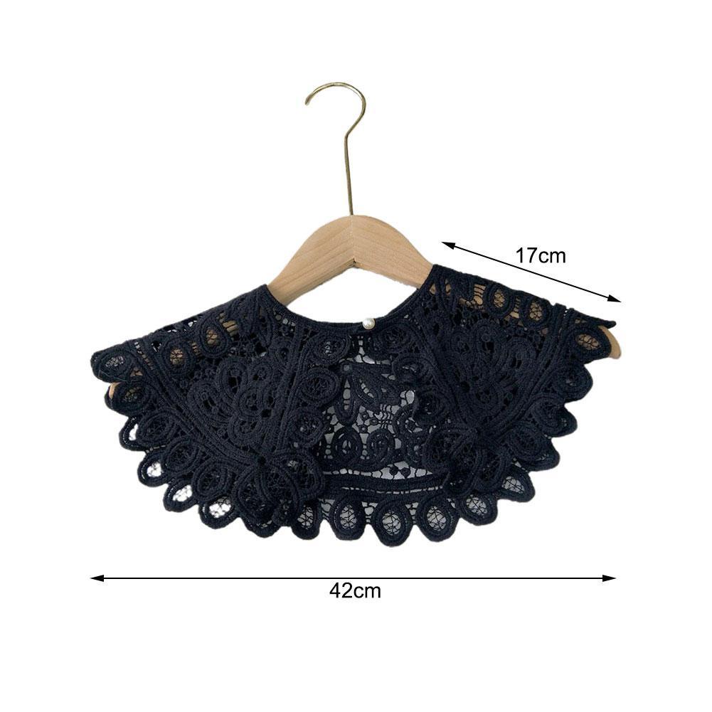 Cổ Áo Giả Ren Hoa Màu Trắng Phong Cách Lolita Thời Trang Mùa Hè Cho Nữ V8H1