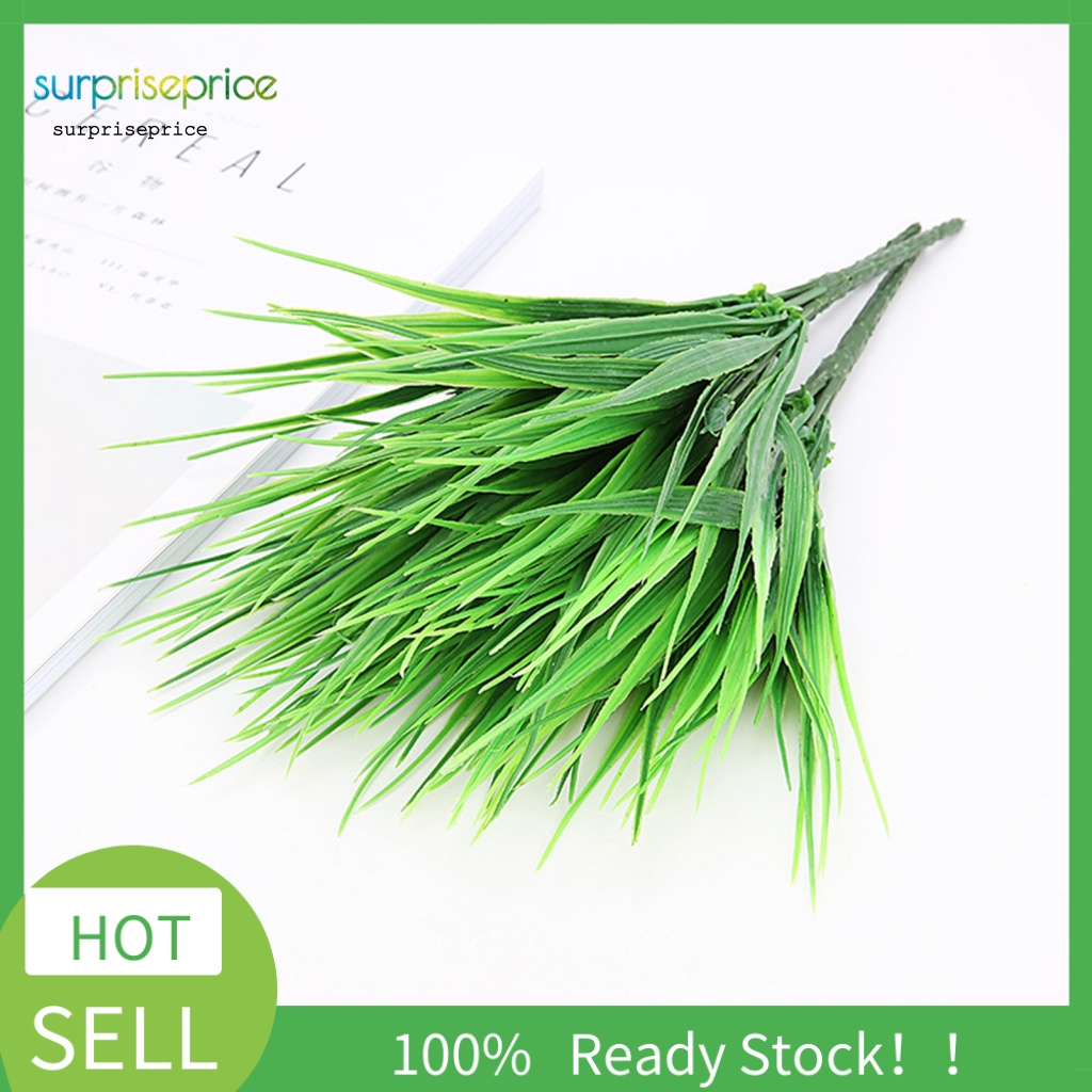 1 Nhánh 7 Nhánh Cây Cỏ Nhân Tạo Bằng Nhựa Dùng Trang Trí Nhà Cửa