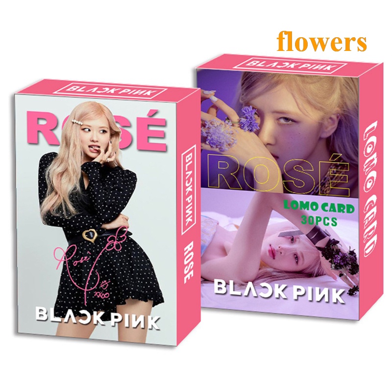 Set 30 Tấm Ảnh LOMO card In Hình Nhóm Nhạc BLACKPINK Thẻ