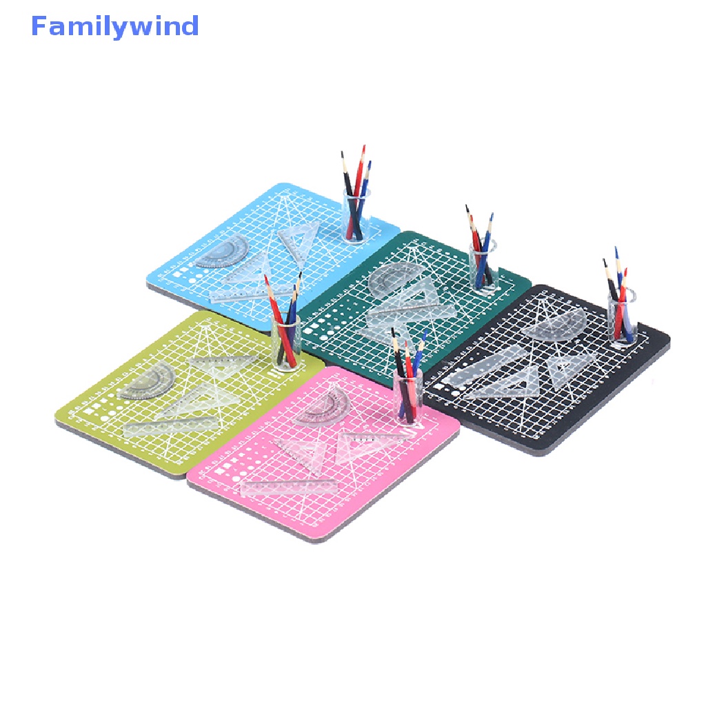 Bộ Thảm / Giá Đỡ Bút Chì / Thước Kẻ Dành Cho Nhà Búp Bê 1: 12