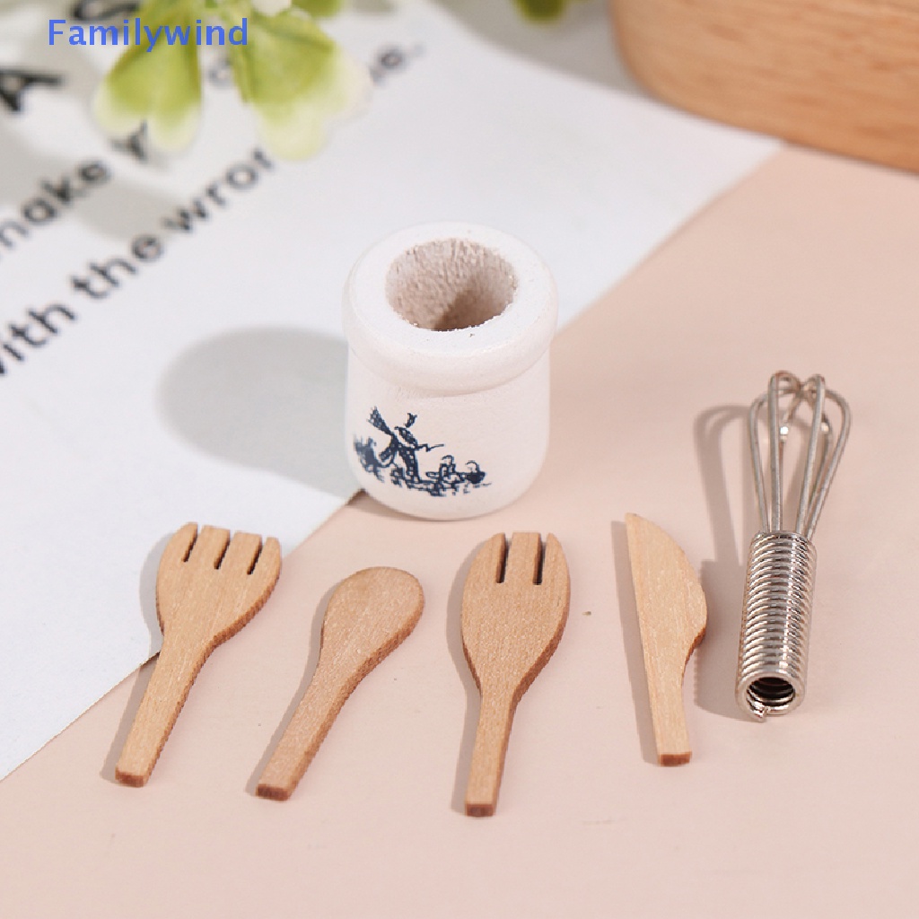 Bộ Muỗng Nĩa Kim Loại Dùng Trang Trí Nhà Búp Bê