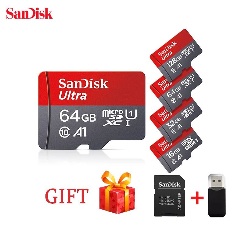 Thẻ Nhớ Sandisk sd 128gb 512G 1TB TF Dung Lượng 32GB 64GB 256GB