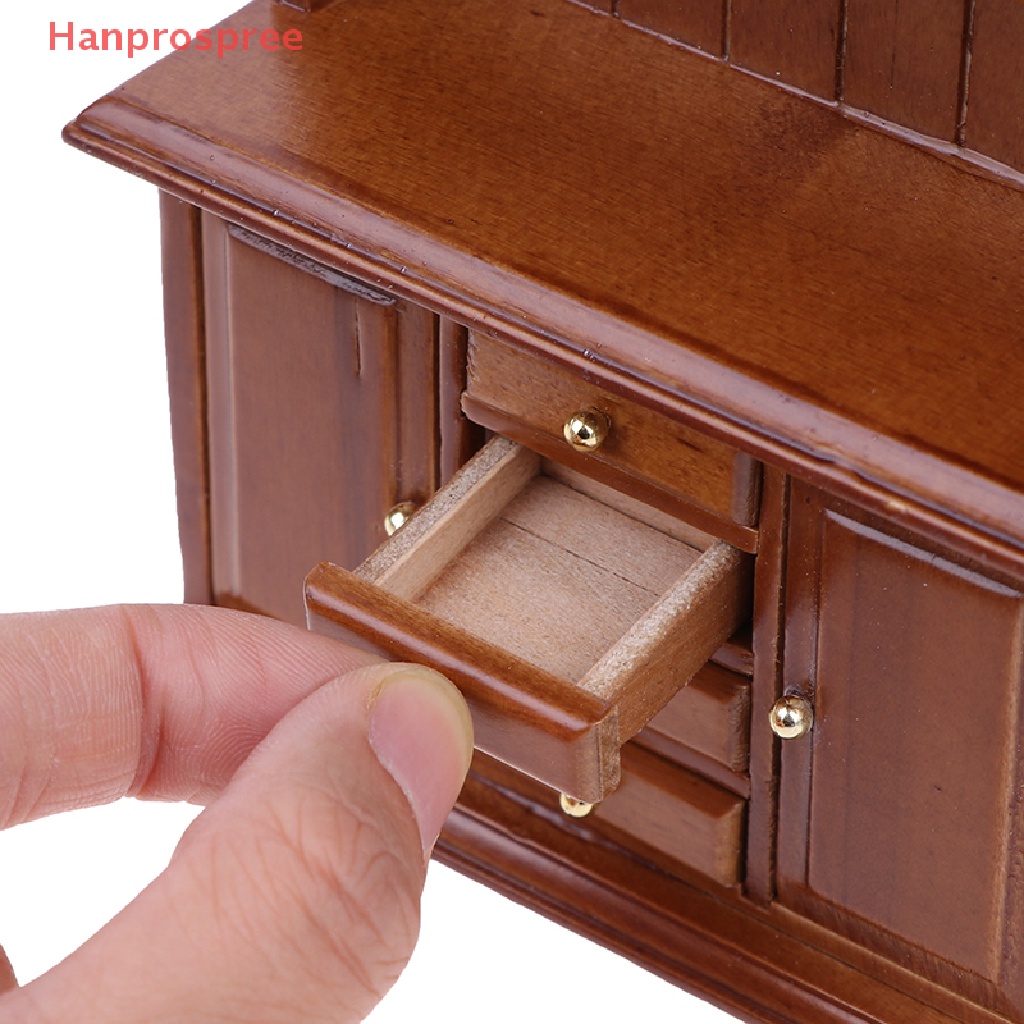 Mô Hình Tủ Gỗ Tỉ Lệ 1 / 12 Trang Trí Nhà Búp Bê