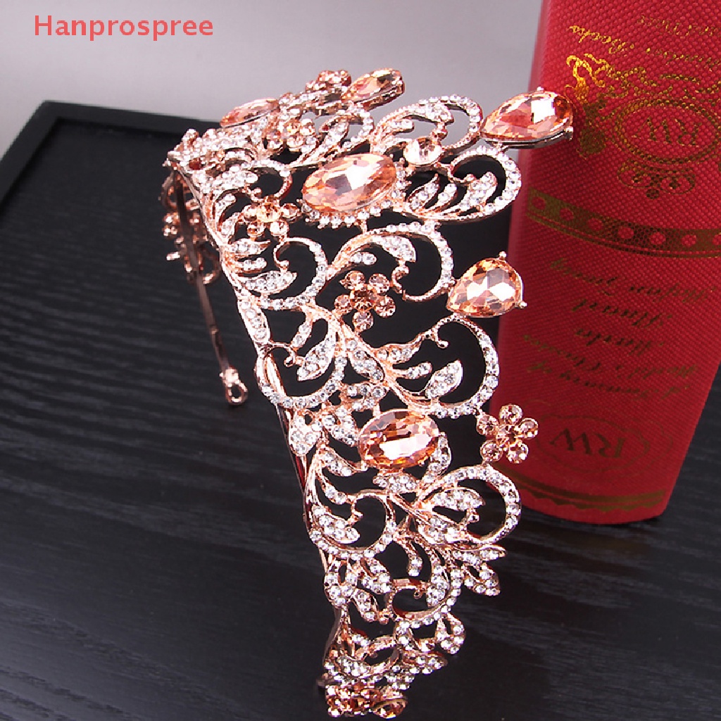 Cài Tóc Hình Vương Miện Đính Pha Lê Mới 2019 Cho Cô Dâu Dụng Cụ Làm Đẹp Chất Lượng Cao