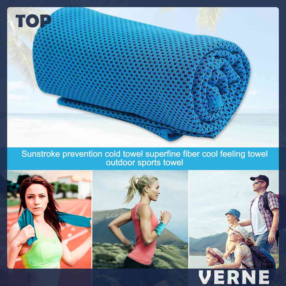 Khăn Tắm Mát Lạnh Thoáng Khí Tiện Dụng Cho Người Tập Gym / Yoga / Chạy Bộ
