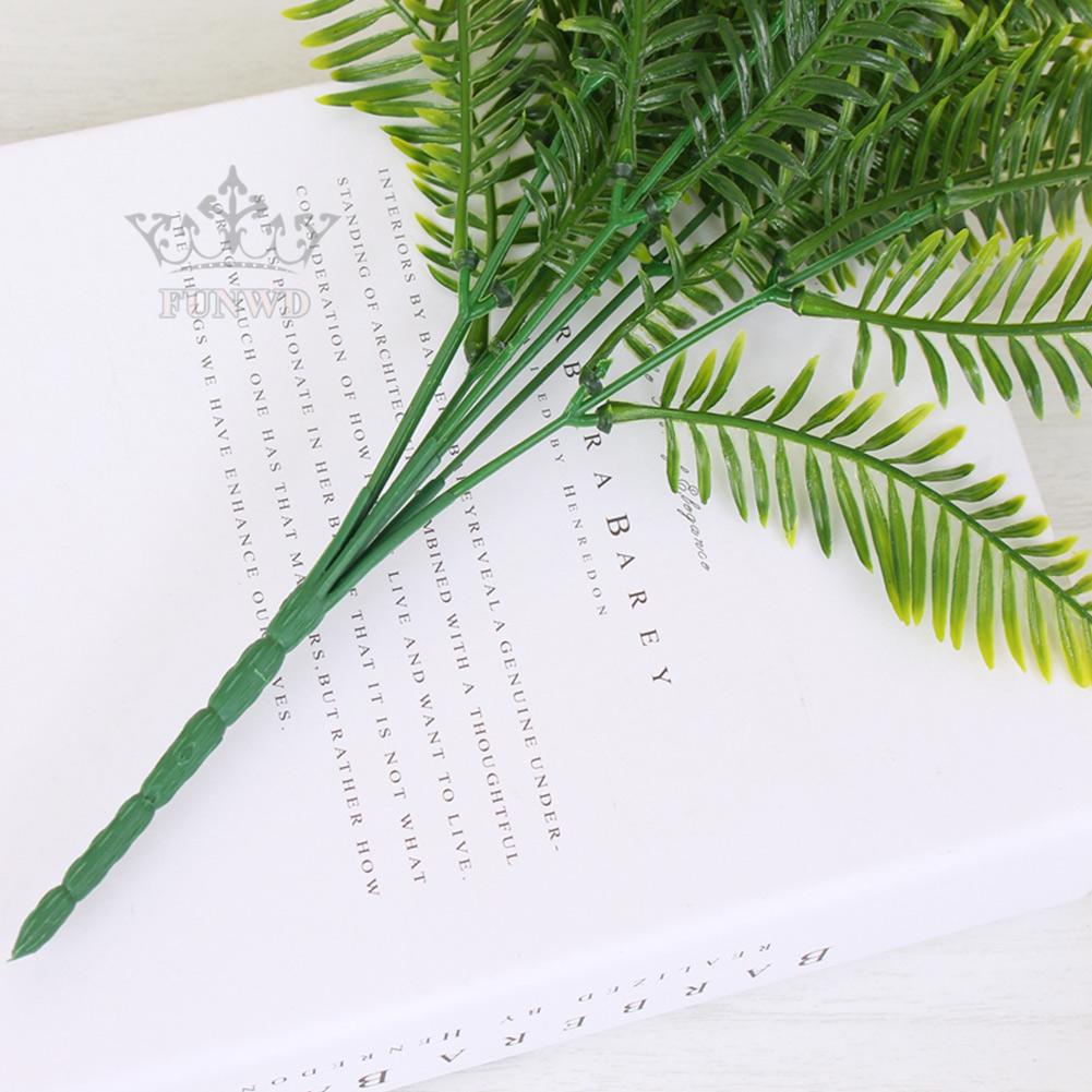 【FUNWD】4X Artificial Plant Faux Shrubs Artificial Fern Plants Garden GreeneryDecoration
