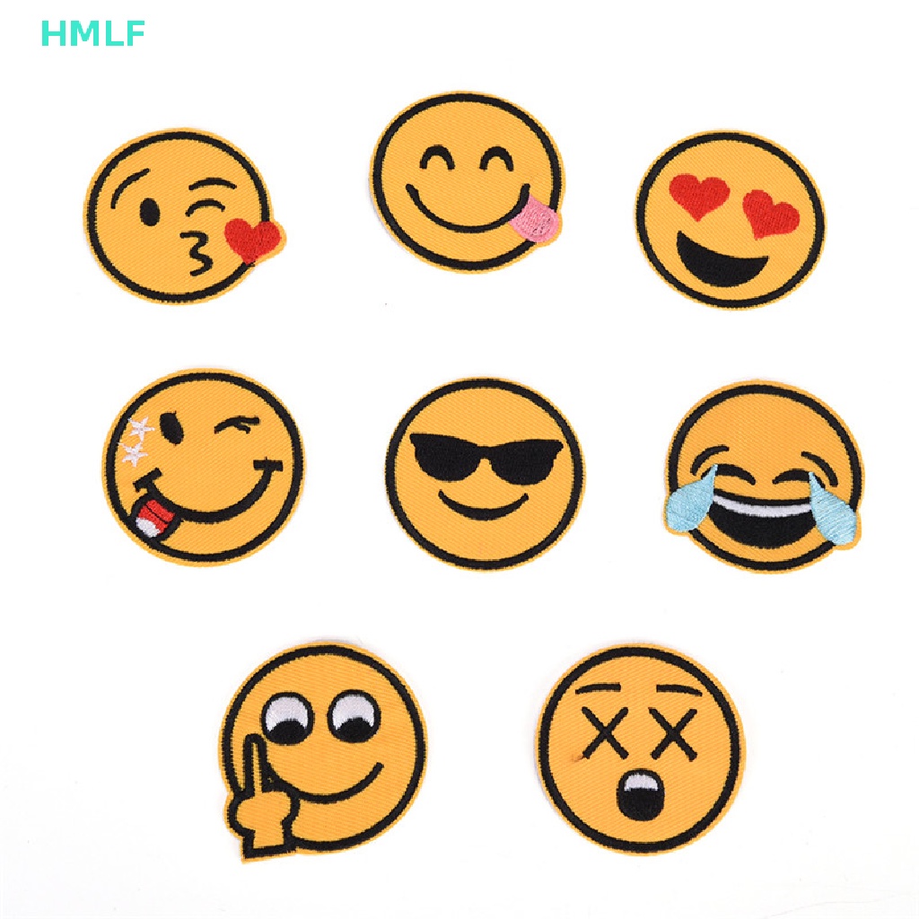 Mua Set 8 Sticker Ủi Thêu Hình Mặt Cười Ngộ Nghĩnh Mới Đồ Chơi Lắp Ráp ...