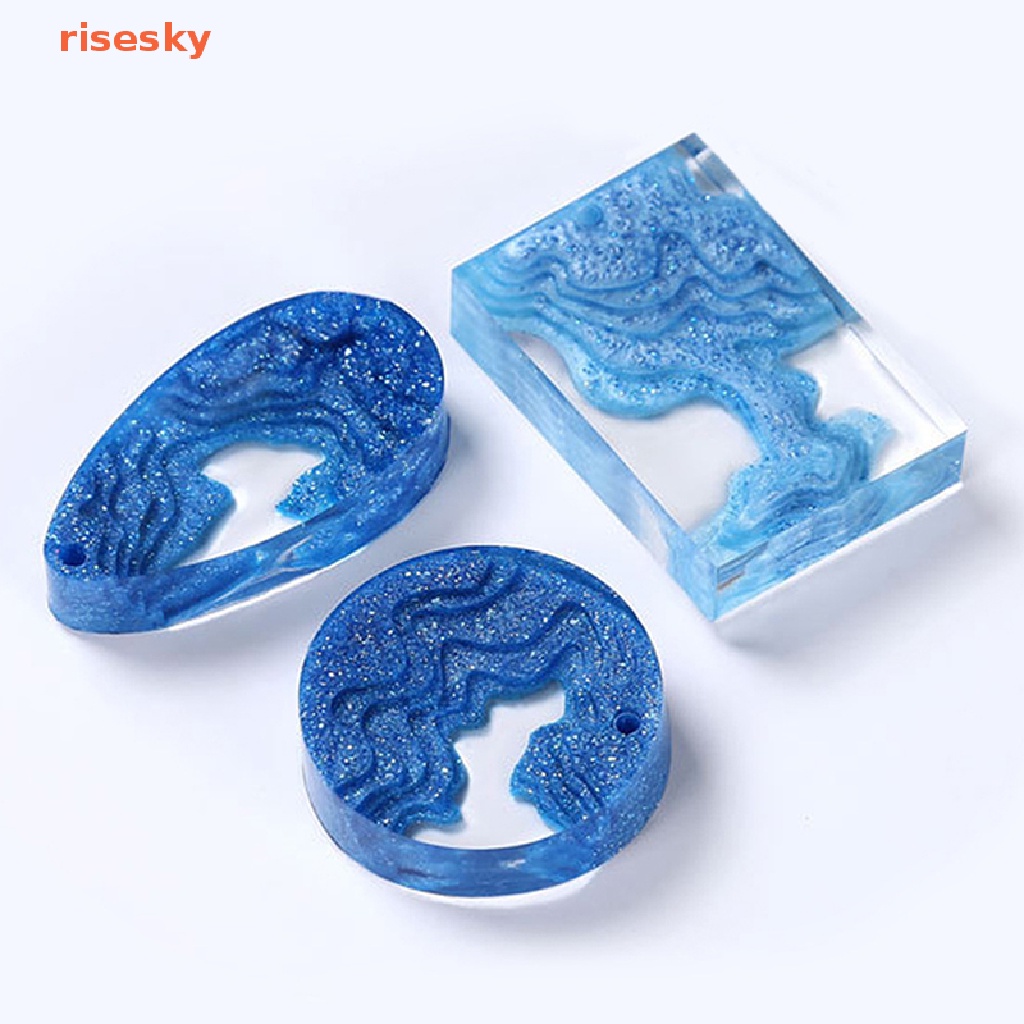 Khuôn Silicone Làm Mặt Dây Chuyền DIY Hình Ngọn Núi Đảo