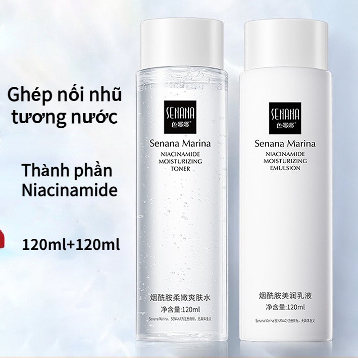 Toner 120ml Làm Trắng Dưỡng Ẩm Thu Nhỏ Lỗ Chân Lông Kiểm Soát Dầu Chăm Sóc Da Mặt