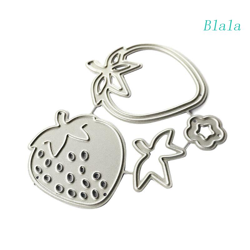 Khuôn Cắt Giấy Kim Loại Hình Trái Dâu Xinh Xắn