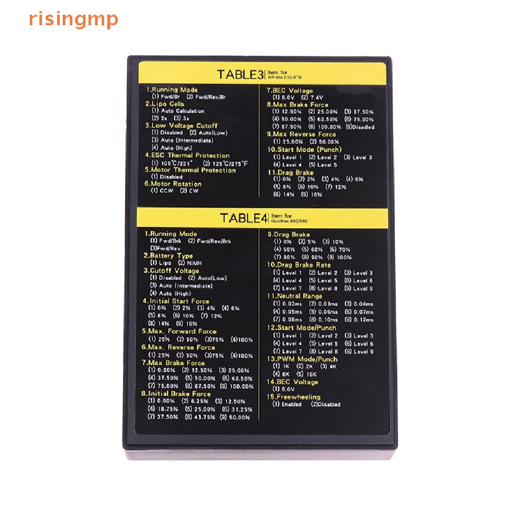 Thẻ Lập Trình Hobbywing RC Cho EZRUN and EZRUN SC8 ESC QuicRun WP Không Chổi Than